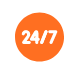 24x7 help