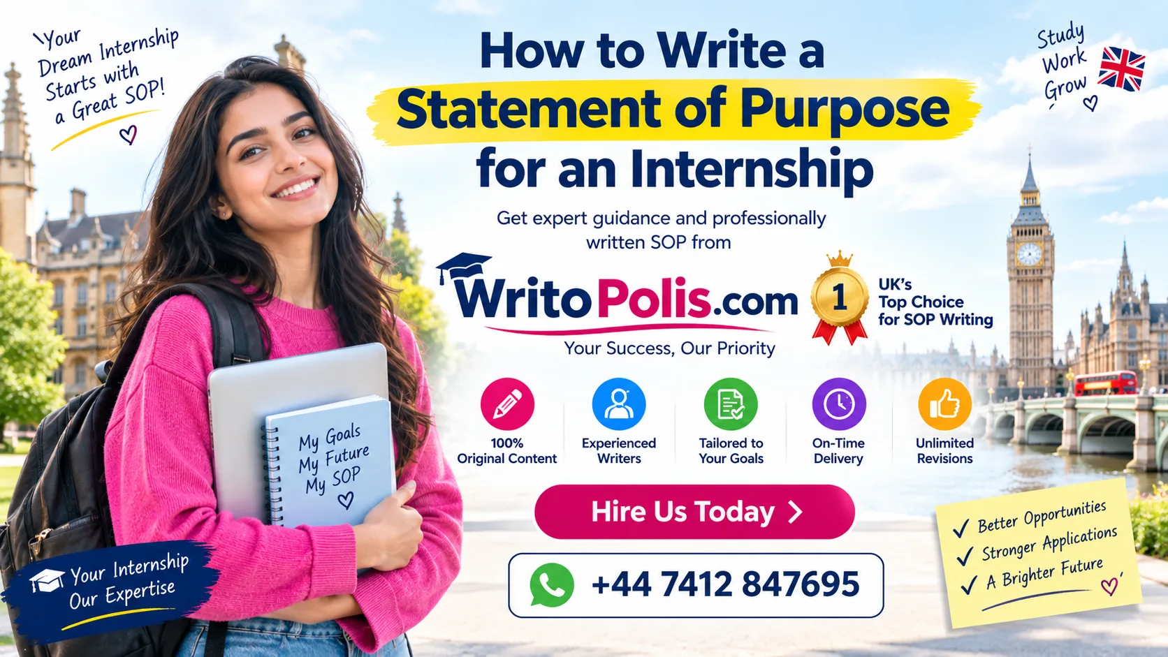 Internship Statement of Purpose Writing Guide for Students